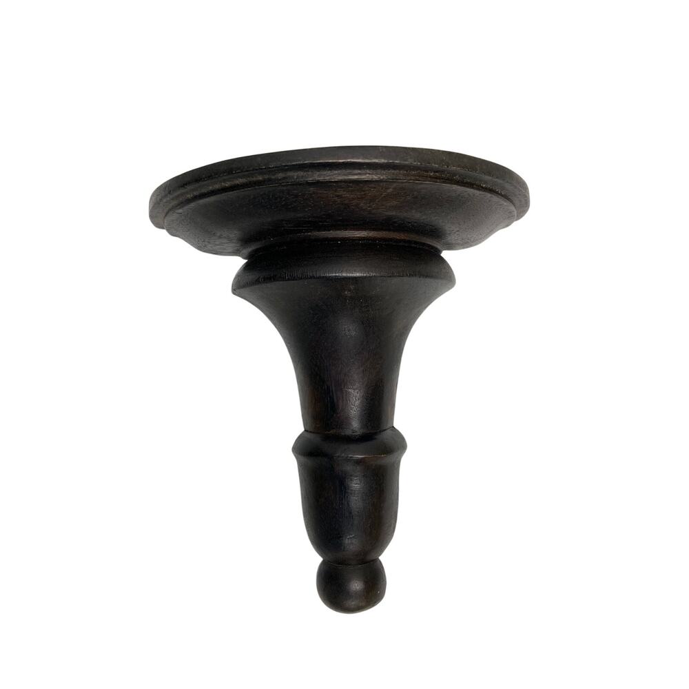 Decorative Wall Hook in Dark Brown Finish